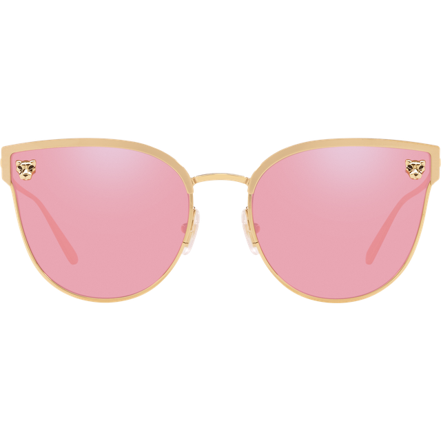 Cartier Woman Sunglass CT0198S -  Frame color: Gold Matte, Lens color: Pink