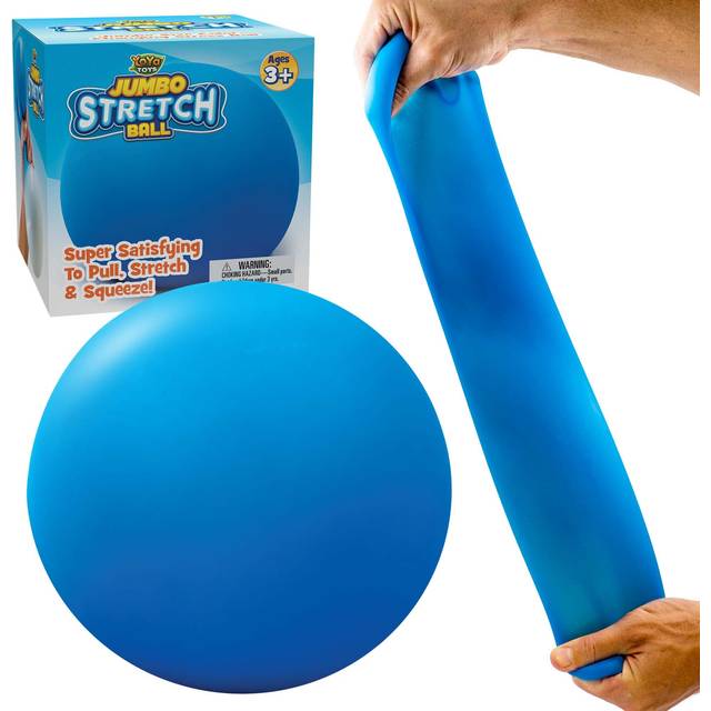 YoYa Toys Squeeze Ball Fidget Toy | Sensory Fidget Stretch Ball for Anxiety  Stress  Anger Management  Hand Strength  Occupational Therapy | Colorful