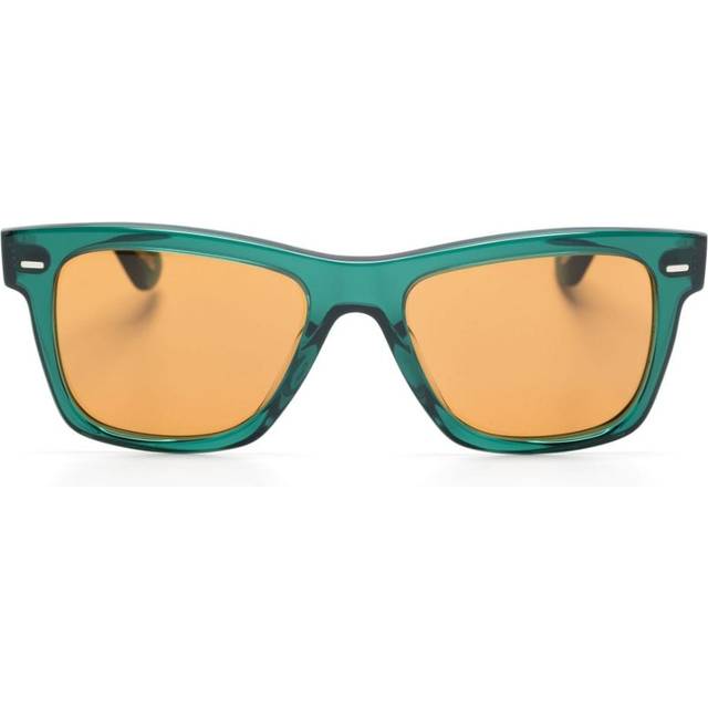 Oliver Peoples - Oliver Sun square-frame sunglasses - unisex - Acetate/Acrylic - 51 - Green