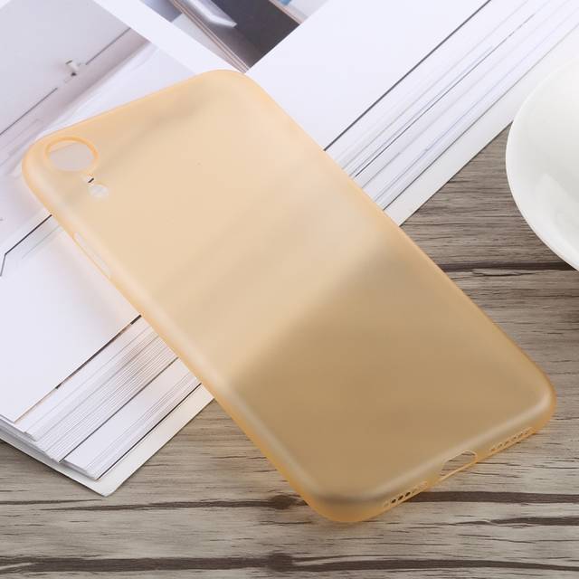 iPhone XR Skal Tunt TPU -  Guld (Färg: Guld)