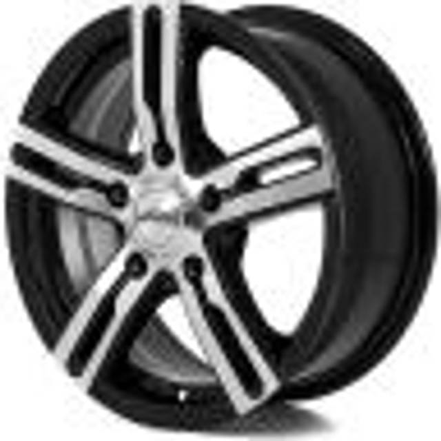 Inter Action Kargin Gloss Black Polished 7.5x17 5/114.3 ET45 B66.1 (7.5x17 5/114.3 ET45 B66.1)