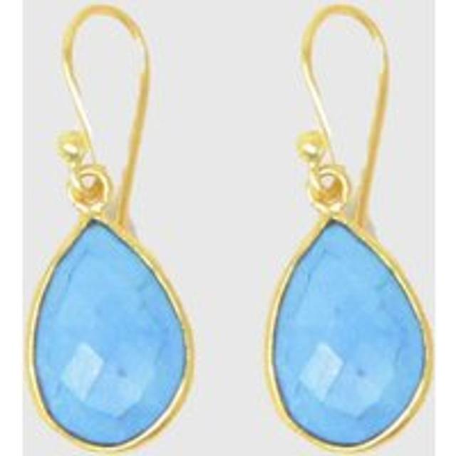 Ava Earrings | Turquoise - Yellow/Gold