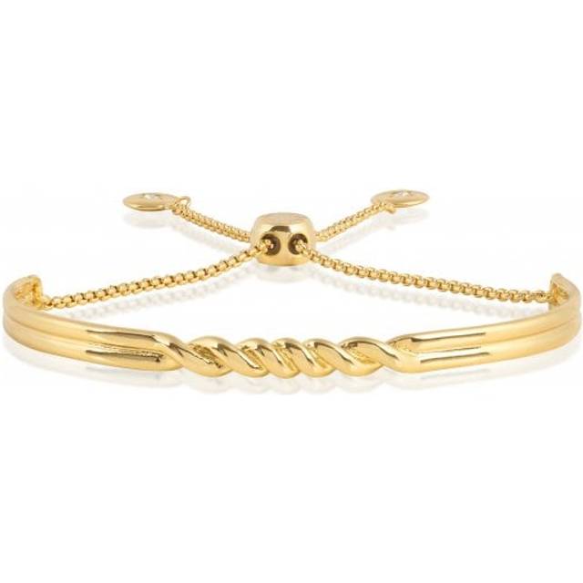 Bracelet Bar Twist Gold Bangle 4782
