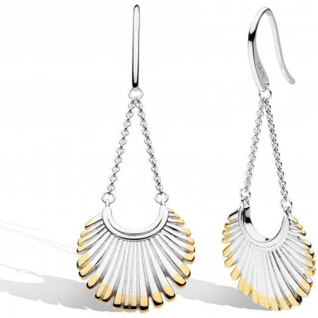 Essence Radiance 18ct Gold Plated Chain Drop Earrings 61152GRP