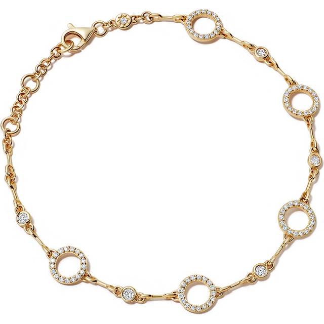 Solid Gold Icon Nova Eternity Lab Grown Diamond Bracelet