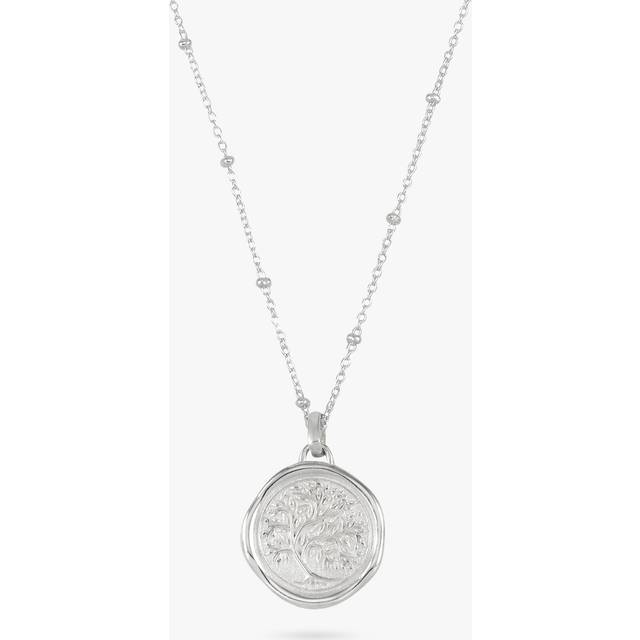 Dower & Hall Tree Of Life Pendant Necklace, Silver