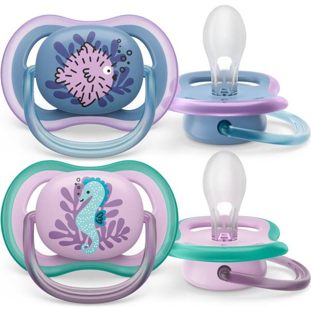 Philips Avent Ultra Air Napp 6-18 Månader Blå/Lila 2 st