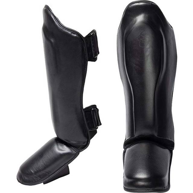 Gorilla Wear Mosby Shin Guards, L, Black