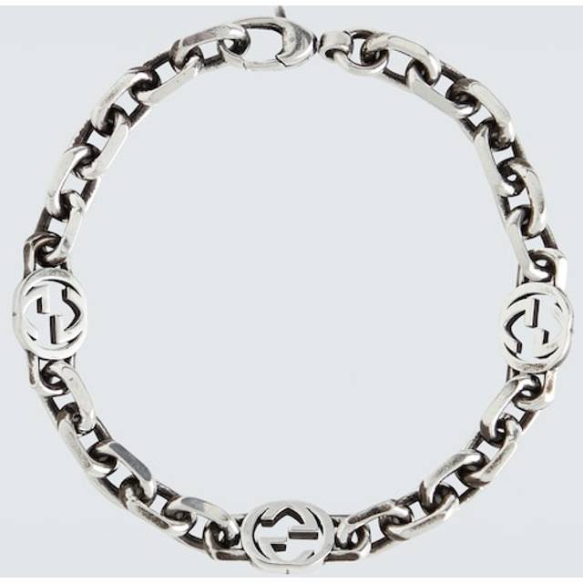 Gucci Silver Interlocking G bracelet - silver (Inch 6.7)