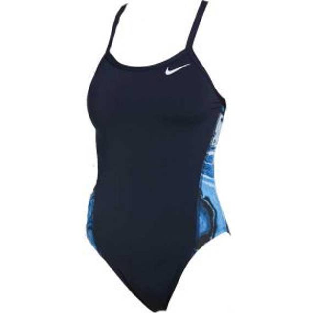 SWIM One-piece RACERBACK Swimsuit with Patterned Side Detail size 42 (42)