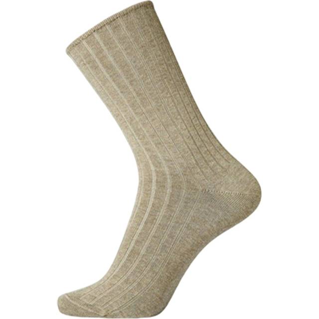 Egtved Cotton No Elastic Socks - Sand - Strl 40/45