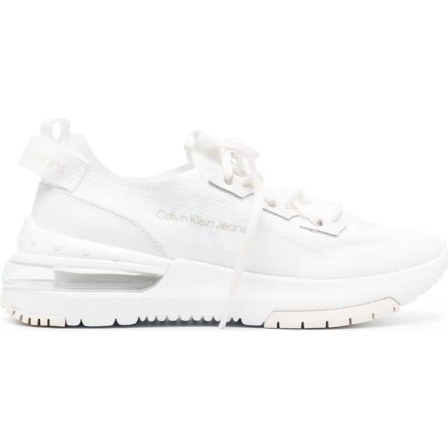 Calvin Klein Jeans - lace-up low-top sneakers - women - Leather - 38 - White