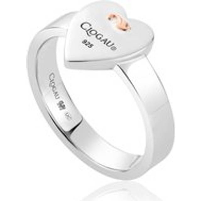 Clogau Tree of Life Sterling Silver Insignia Heart Ring D - N