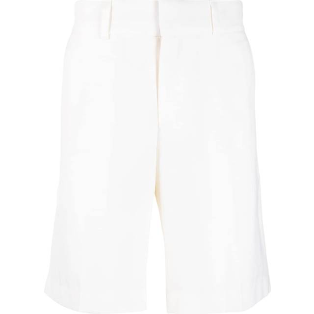 Casablanca - virgin wool bermuda shorts - men - Viscose/Virgin Wool/Cotton - 50 - White