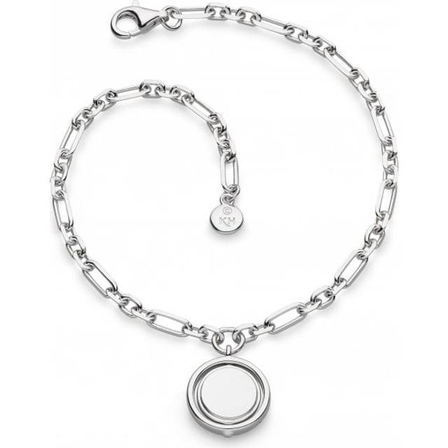 Revival Astoria Spinner 7.5" Figaro Chain Bracelet 70439RP
