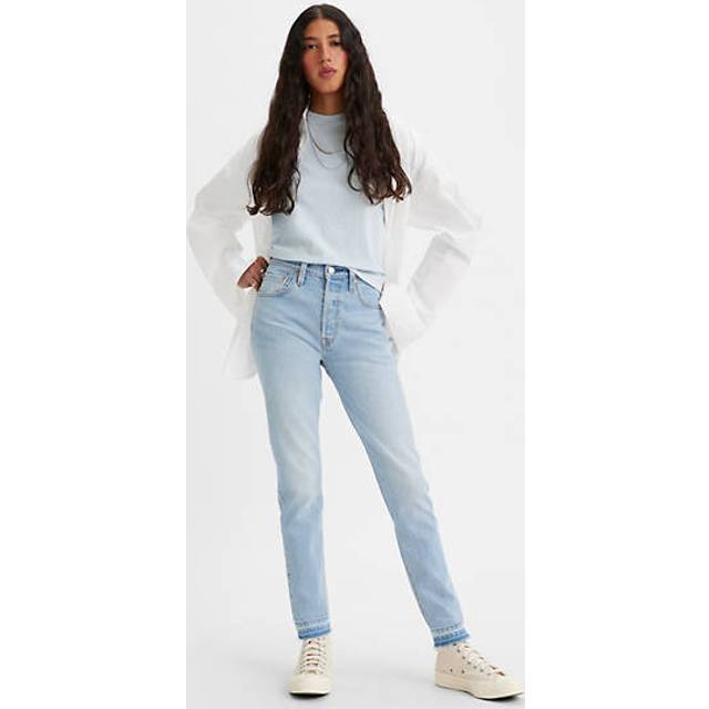 501® Skinny Jeans - Blå / Shine Up - 23X30