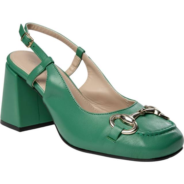 Gardenia Delta Dam Stl. 39 - Slingbacks Från Magasin - Green (39)