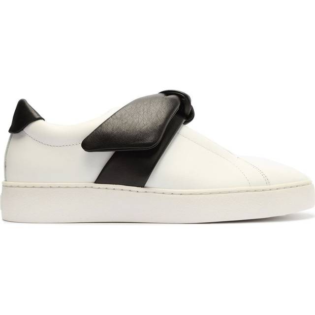 Alexandre Birman - bow-detail low-top sneakers - women - Leather - 41 - White