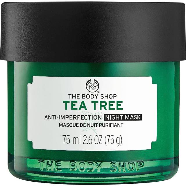 The Body Shop Tea Tree Anti-Imperfection Night Mask, 2.6 Fl Oz (Vegan)