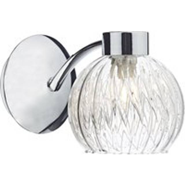 Dar Lighting Group Dar YAS0750 Yasmin Single Wall Bracket Polished Chr