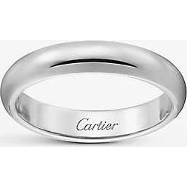 Cartier Womens Silver (silver) 1895 Platinum Wedding Ring 56mm - silver (Silver)