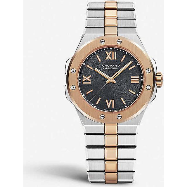 Chopard Womens R Gld/s Steel/grey 298601-6001 Alpine Eagle Small 18ct Rose Gold and Stainless-steel Automatic Watch 36mm - R Gld/S Steel/grey