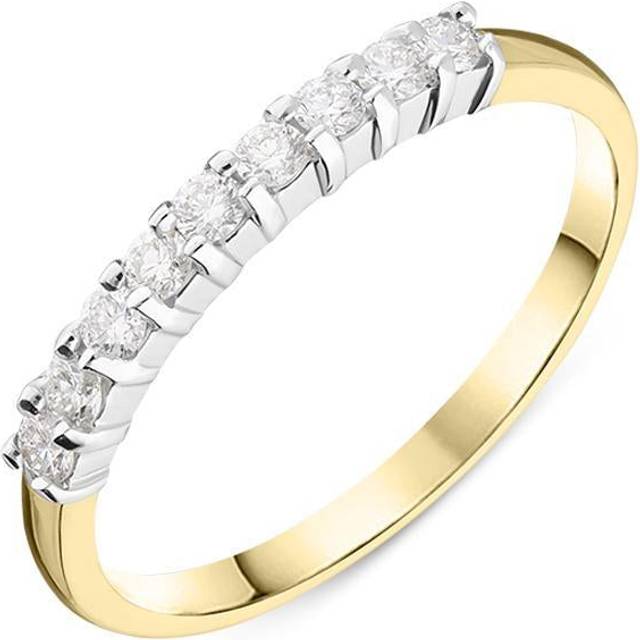 18ct Yellow Gold 0.26ct Diamond Wedding Half Eternity Ring