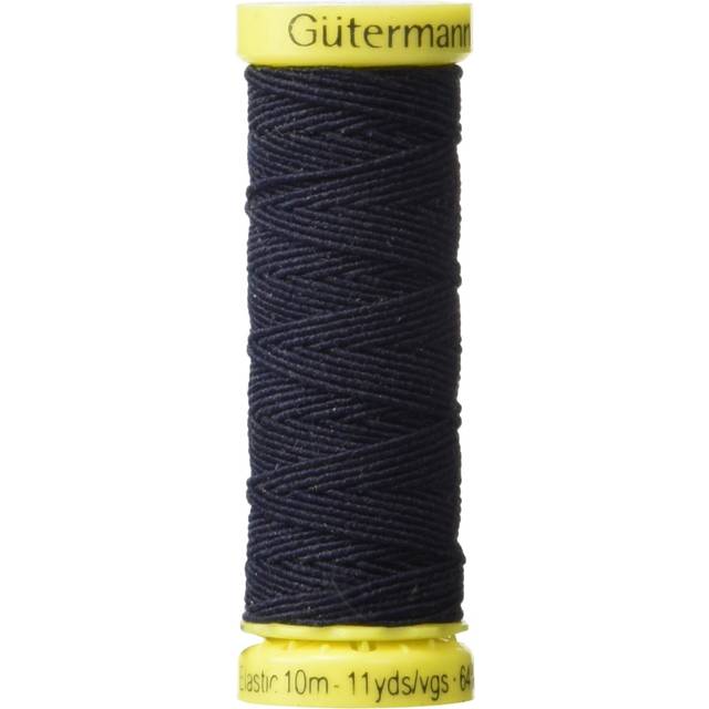 Gutermann Elastic Thread 11 Yards-Navy