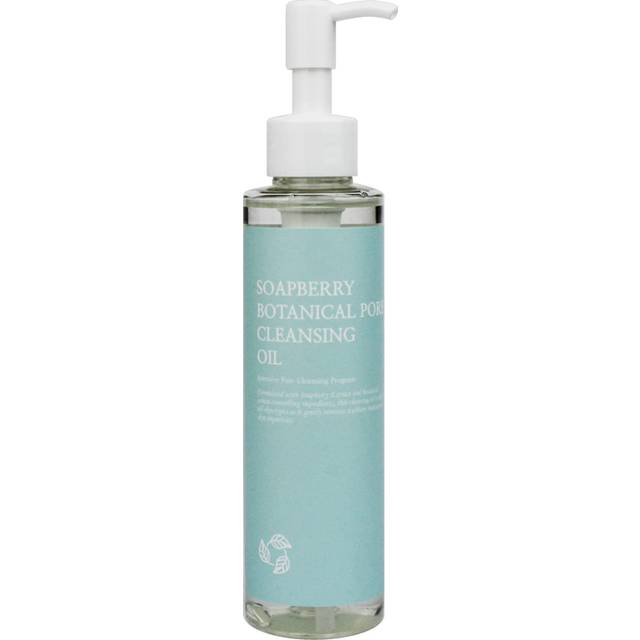 Reboncel Soapberry Botanical Cleansing Oil  Korean Facial Cleanser Makeup Remover for Heavy Makeup with Jojoba  Apricot  Avocado Oil  Blackhead Remova