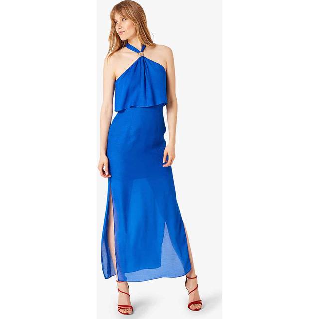 Cobalt Karina Leopard Maxi Dress - Blue (10)