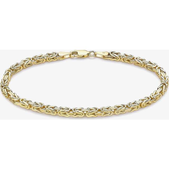 9ct Yellow Gold 7.5 Inch Byzantine Chain Bracelet 1.29.9092