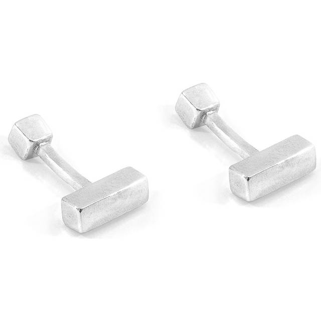 Faris Square Silver Cufflinks