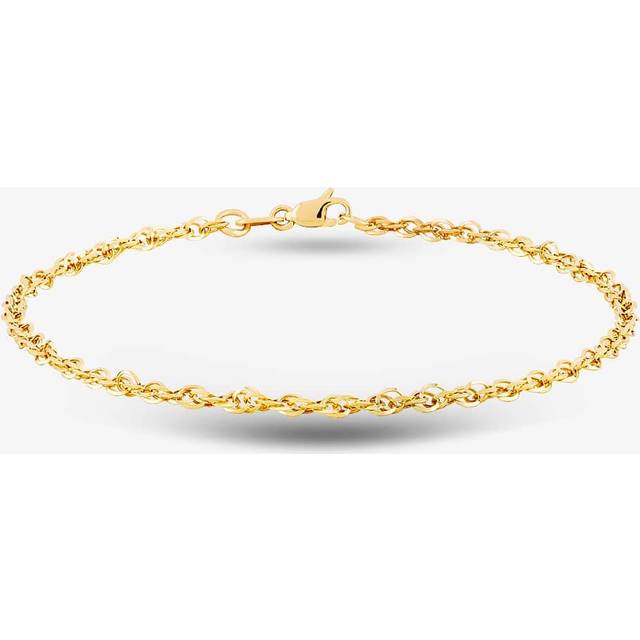 9ct Yellow Gold 7.5 Inch Prince of Wales Chain Bracelet 1.29.4322
