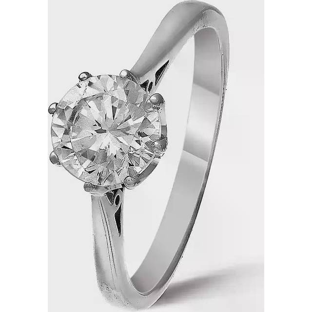 18ct White Gold 1ct Diamond Solitaire Ring