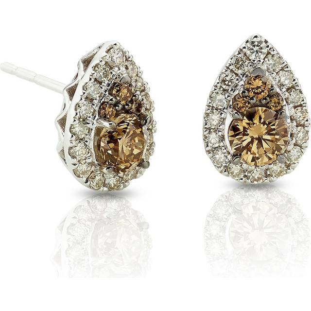 Le Vian 14ct White Gold 0.69ct Chocolate Diamond Earrings