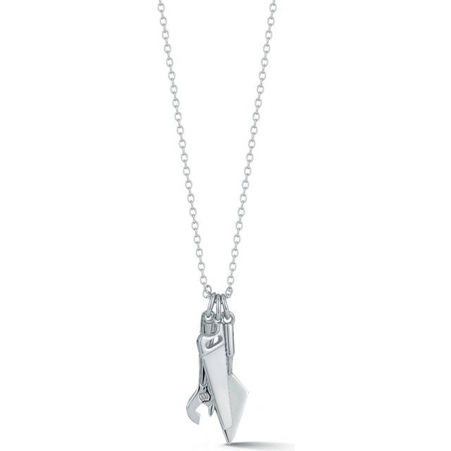 Mateo - tool charm necklace - men - Sterling Silver - One Size