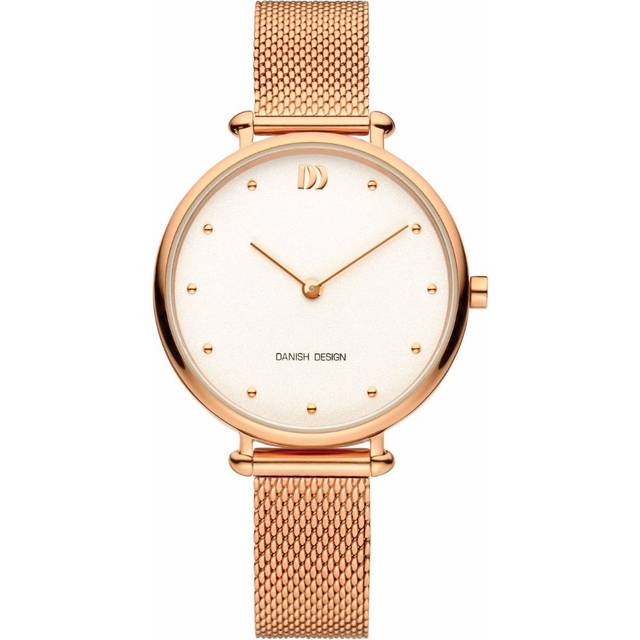 Danish Design IV67Q1229 Rose Gold Plated Mesh Bracelet Watch - W86112