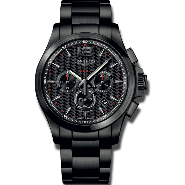 Longines Watch Conquest VHP Chrono Mens - Black
