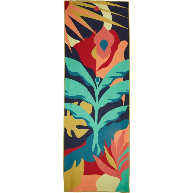 Yogitoes+ Repreve® Yoga Mat Towel Hot Flora / Standard 71" (180cm)