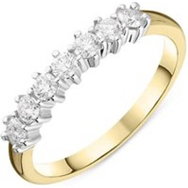 18ct Yellow Gold 0.35ct Diamond Wedding Half Eternity Ring