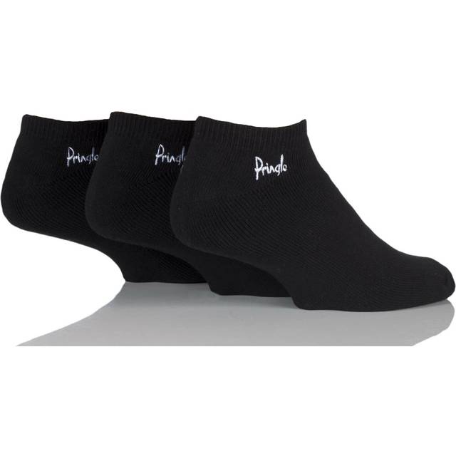 3 Pair Black Cushioned Secret Socks Men's 7-11 Mens - Pringle