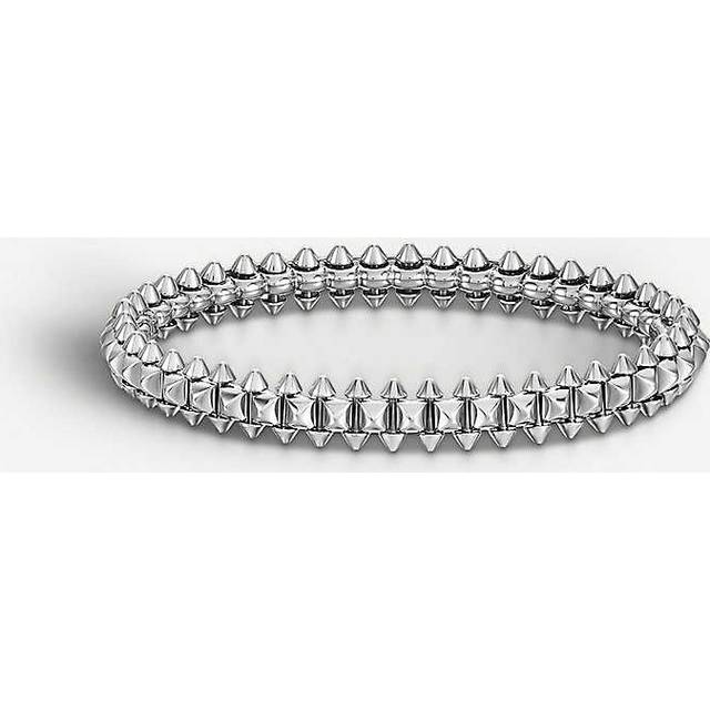 Medium White Gold Clash de Cartier Bracelet - Silver - 15