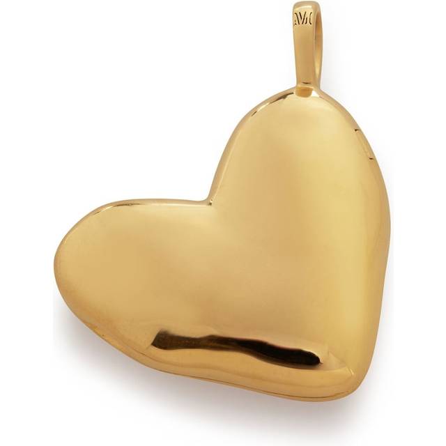 Monica Vinader - heart locket necklace - women - Recycled Silver/18kt Gold/18kt Gold Vermeil - One Size