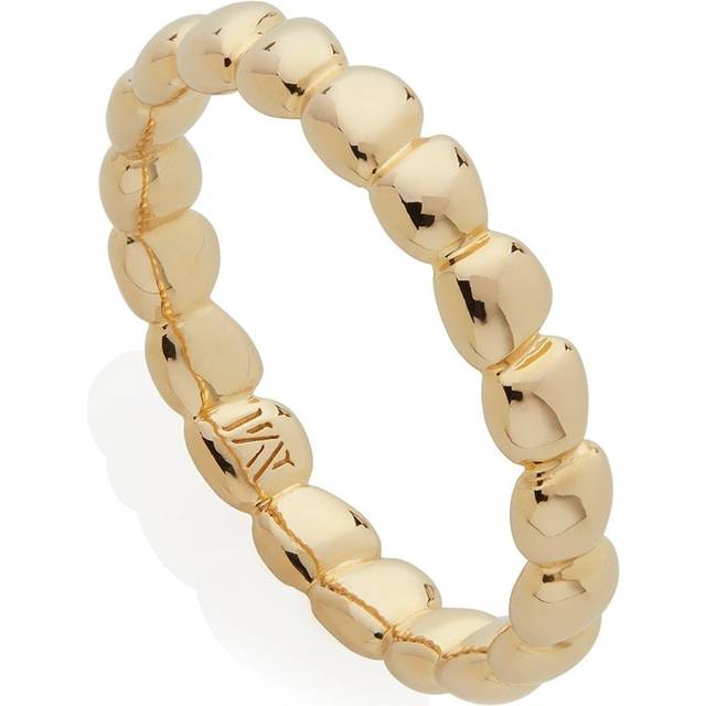 Monica Vinader - Nura teardrop eternity ring - women - 18kt Gold Vermeil - O