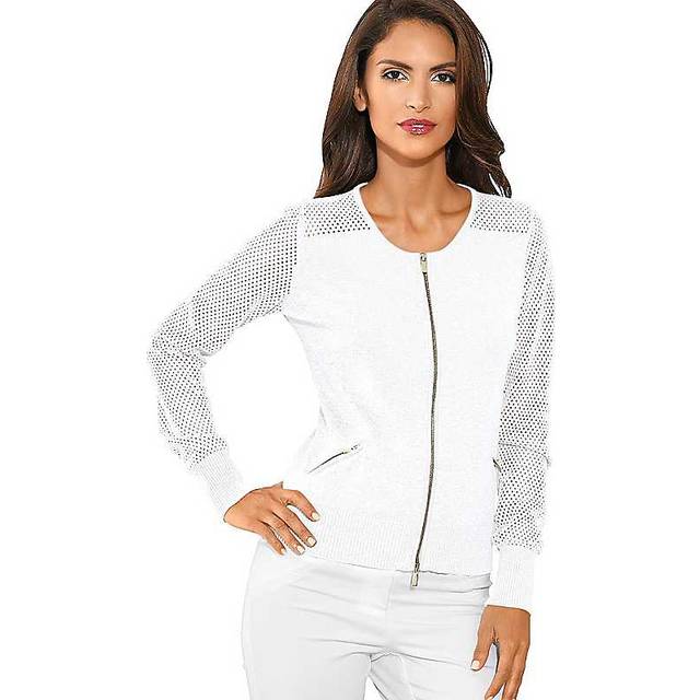 Heine Crochet Pattern Cardigan - White