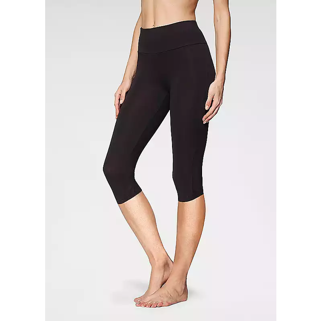 LASCANA Capri Sports Leggings - Black
