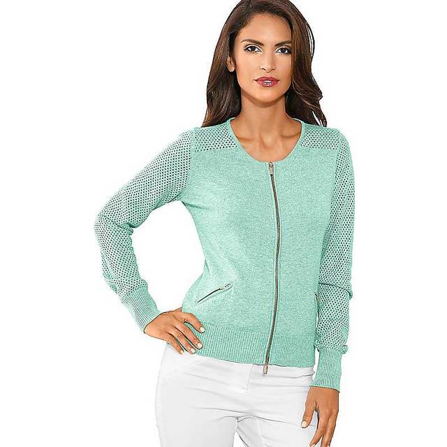 Heine Crochet Pattern Cardigan - Mint