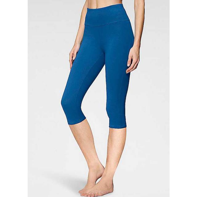 LASCANA Capri Sports Leggings - Royal Blue