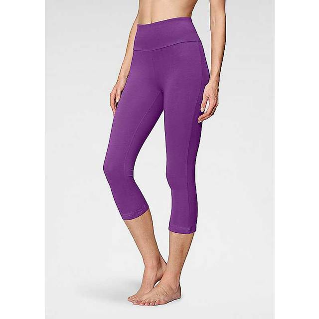 LASCANA Capri Sports Leggings - Plum
