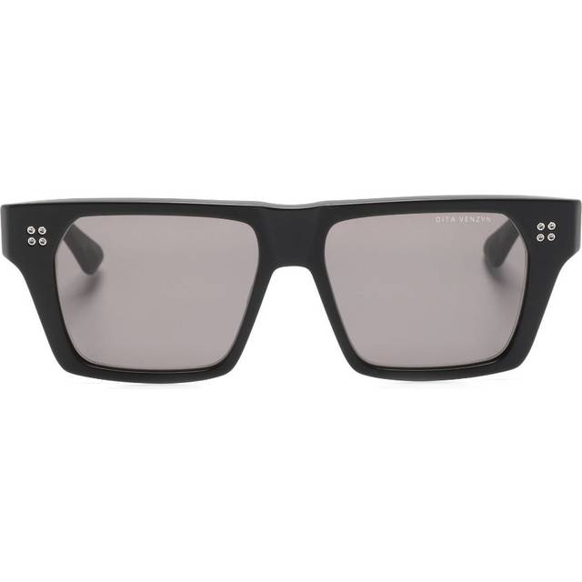 Dita Eyewear - logo-print square-frame sunglasses - unisex - Acetate - One Size - Black